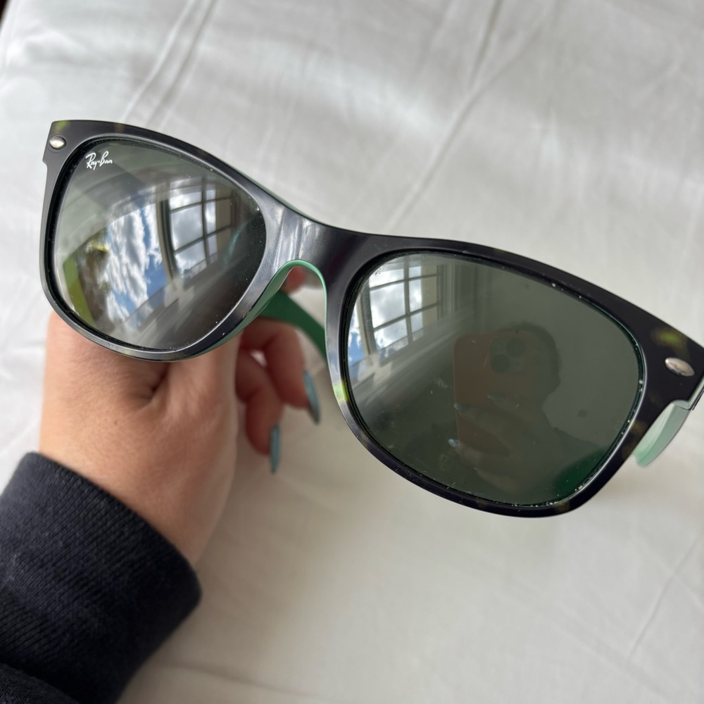 Ray-Ban Black and green Sunglasses